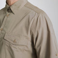 Pebble Brown - Lifestyle - Craghoppers Mens Expert Kiwi Long-Sleeved Shirt