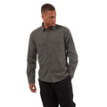 Carbon Grey - Back - Craghoppers Mens Expert Kiwi Long-Sleeved Shirt