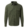 Cedar Green - Front - Craghoppers Mens Expert Kiwi Long-Sleeved Shirt