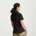 Black - Side - Craghoppers Womens-Ladies Expert Kiwi Short-Sleeved Shirt