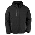 Black - Front - Result Genuine Recycled Mens Compass Padded Jacket
