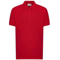 Red - Front - Awdis Childrens-Kids Academy Pique Polo Shirt