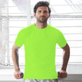 Electric Green - Back - AWDis Cool Unisex Adult Recycled T-Shirt