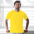 Sun Yellow - Back - AWDis Cool Unisex Adult Recycled T-Shirt