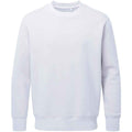 White - Front - Anthem Unisex Adult Organic Sweatshirt