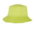 Green Glow - Back - Flexfit Cotton Twill Bucket Hat