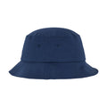 Navy - Back - Flexfit Cotton Twill Bucket Hat