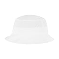 White - Front - Flexfit Cotton Twill Bucket Hat