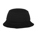 Black - Front - Flexfit Cotton Twill Bucket Hat