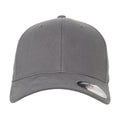 Grey - Front - Flexfit Brushed Twill Cap