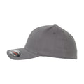 Grey - Side - Flexfit Brushed Twill Cap