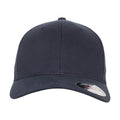 Navy - Front - Flexfit Brushed Twill Cap