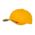 Gold-Silver - Front - Flexfit Wooly Combed Cap