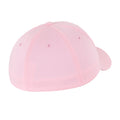 Pink-Silver - Back - Flexfit Wooly Combed Cap
