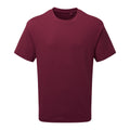 Burgundy - Front - Anthem Unisex Adult Heavyweight T-Shirt