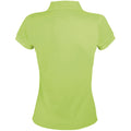 Apple Green - Back - SOLs Womens-Ladies Prime Pique Polo Shirt