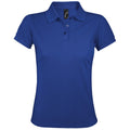 Royal Blue - Front - SOLs Womens-Ladies Prime Pique Polo Shirt
