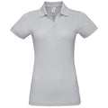 Pure Grey - Front - SOLs Womens-Ladies Prime Pique Polo Shirt