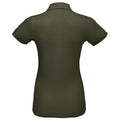 Army - Back - SOLs Womens-Ladies Prime Pique Polo Shirt