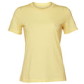French Vanilla - Front - Bella + Canvas Womens-Ladies Heather Relaxed Fit T-Shirt