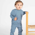 Stone Blue - Back - Larkwood Childrens-Kids Sustainable Sweatshirt