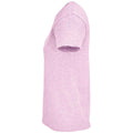 Pink - Back - SOLS Womens-Ladies Crusader Heather Organic T-Shirt