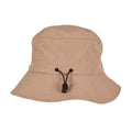 Beige - Front - Flexfit Bucket Hat