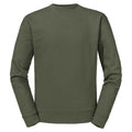 Olive Green - Front - Russell Mens Authentic Sweatshirt