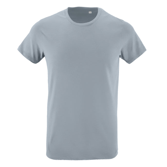 Pure Grey - Front - SOLS Mens Regent Slim Fit Short Sleeve T-Shirt