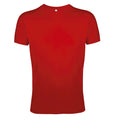 Red - Front - SOLS Mens Regent Slim Fit Short Sleeve T-Shirt
