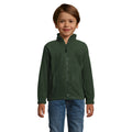Forest Green - Back - SOLS Childrens-Kids North Zip-Up Fleece Jacket