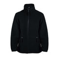 Black - Front - SOLS Childrens-Kids North Zip-Up Fleece Jacket