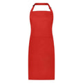 Red - Front - Brand Lab Bibbed Full Apron