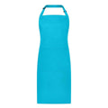 Turquoise Blue - Front - Brand Lab Bibbed Full Apron