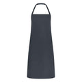 Charcoal - Front - Brand Lab Unisex Adult Classic Bibbed Apron