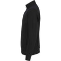 Black - Back - Henbury Unisex Adult Sustainable Quarter Zip Sweatshirt