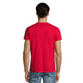 Red - Side - SOLS Mens Imperial V Neck T-Shirt