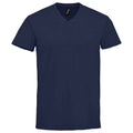 French Navy - Front - SOLS Mens Imperial V Neck T-Shirt