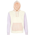 Off White - Front - SOLS Unisex Adult Collins Contrast Organic Hoodie