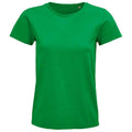Kelly Green - Front - SOLS Womens-Ladies Pioneer Organic T-Shirt