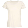 Off White - Front - SOLS Womens-Ladies Pioneer Organic T-Shirt