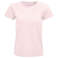 Pale Pink - Front - SOLS Womens-Ladies Pioneer Organic T-Shirt