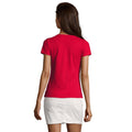 Red - Back - SOLS Womens-Ladies Imperial V Neck T-Shirt