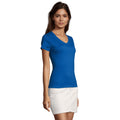 Royal Blue - Side - SOLS Womens-Ladies Imperial V Neck T-Shirt