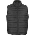 Charcoal - Front - SOLS Mens Stream Body Warmer