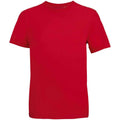 Red - Front - SOLS Unisex Adult Tuner Plain T-Shirt