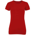 Red - Front - SOLS Womens-Ladies Millenium Stretch T-Shirt