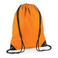 Orange - Front - Bagbase Premium Drawstring Bag