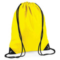 Yellow - Front - Bagbase Premium Drawstring Bag