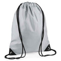Light Grey - Front - Bagbase Premium Drawstring Bag